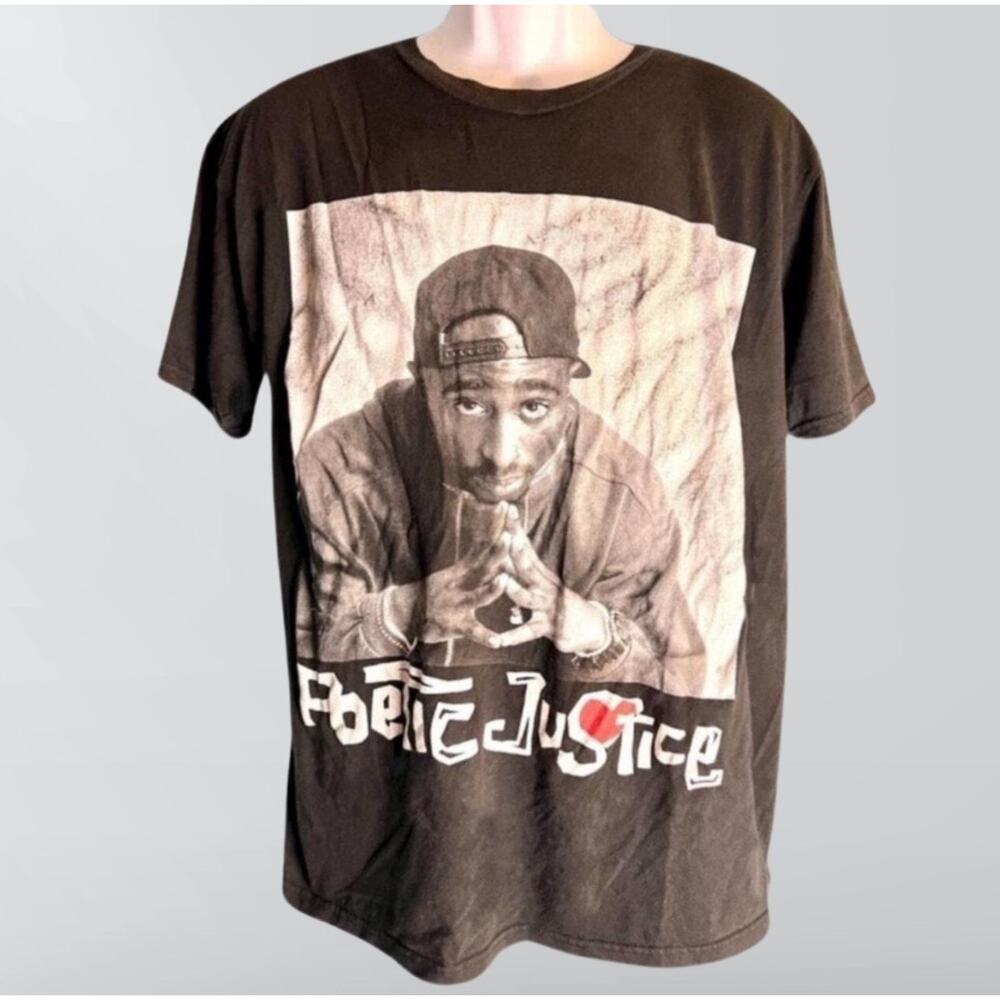 Poetic Justice Tupac Shakur 2Pac Red Heart Shirt